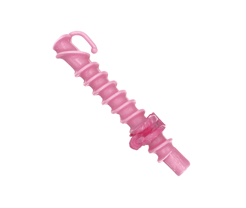 Carrete espiral rosa