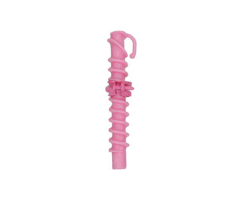 Carrete espiral rosa